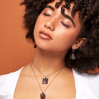 Disney Couture Kingdom - Star Wars - Darth Vader Lightsaber Drop Earrings White Gold and Gunmetal Plated