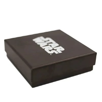 Disney Couture Kingdom - D100 - Star Wars Mandalorian Grogu Charm Hoop Earrings White Gold