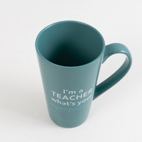 Splosh Teacher Latte Mug - I'm a Teacher What's Your Superpower?!