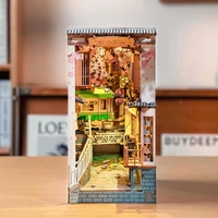 Rolife Wooden Model - DIY Miniature House Book Nook Sakura Densya