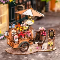 Rolife Wooden Model - DIY Miniature House Blossom Cart