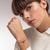 Thomas Sabo Charm Club - Heart with Jasper Rose Gold Bracelet