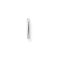 Thomas Sabo Charm Club - Single Hoop Classic Silver Earring 1.35cm