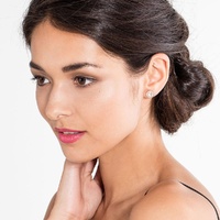 Thomas Sabo Earrings - Light of Luna Rose Gold Studs
