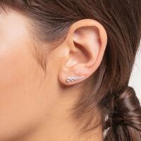Thomas Sabo Charm Club - Ear Climber Dots Silver Earrings