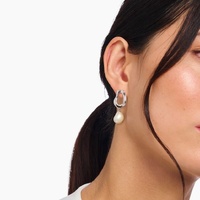 Thomas Sabo Earrings - Freshwater Pearl Silver Studs