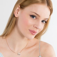 Thomas Sabo Necklace - Classic Pavé Rose Gold