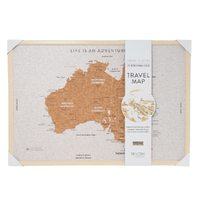 Australia Travel Pin Board by Splosh - Large