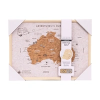 Splosh Caravan - Australia Desk Map