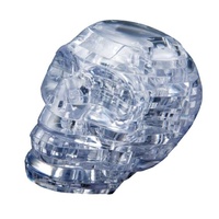 3D Crystal Puzzle - Clear Skull
