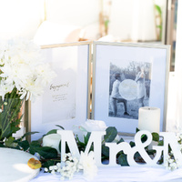 Wedding Double Frame by Splosh - Engagement 5x7"