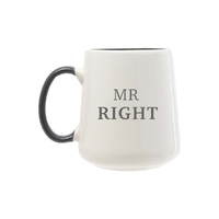 Wedding Mr Right & Mrs Always Right Mug Set by Splosh
