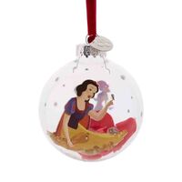 Disney D100 Christmas By Widdop And Co Glass Bauble - Snow White