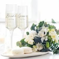 Engagement Bride & Groom To Be Flute Set by Splosh