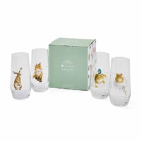 Royal Worcester Wrendale Designs Highball Glasses (Set of 4)