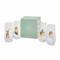 Royal Worcester Wrendale Designs Highball Glasses (Set of 4)