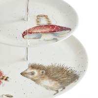 Royal Worcester Wrendale Designs 2-Tier Cake Stand - Mouse
