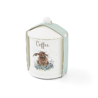 Wrendale Designs By Royal Worcester Canister Coffee - Bright Eyes Hare