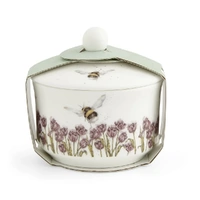 Royal Worcester Wrendale Sugar Bowl - 'Flight of the Bumblebee'
