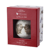 Wrendale Designs By Royal Worcester Christmas Bauble - Hedgehugs Hedgehog