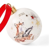 Royal Worcester Wrendale Christmas Bauble - Star Of Wonder