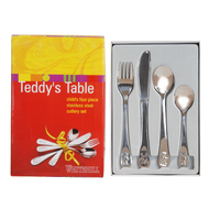 Whitehill Baby - Stainless Steel 4pc Cutlery Set - Teddy's Table