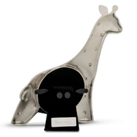 Whitehill Baby - Silver Plated Giraffe Frame 5cm x 5cm