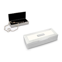 Whitehill Giftware Jewellery Box - White Love Link Oblong