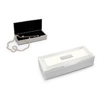 Whitehill Giftware Jewellery Box - White Love Link Oblong