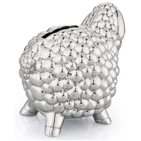 Whitehill Baby - Faux Silver Sheep Money Box