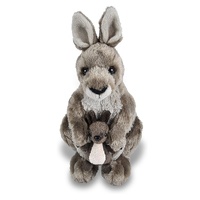 Wild Republic Cuddlekins - Kangaroo With Joey 12"