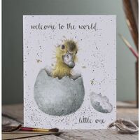 Wrendale Designs Greeting Card - Welcome To The World... Little One