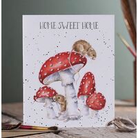 Wrendale Designs Greeting Card - Home Sweet Home
