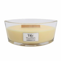 WoodWick HearthWick Candle - Lemongrass & Lily