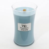 WoodWick Large Candle - Sea Salt & Cotton