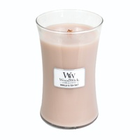 Woodwick Large Candle - Vanilla & Sea Salt