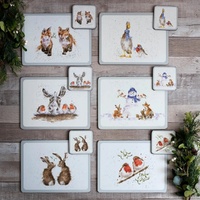 Wrendale Designs by Pimpernel Christmas Placemats - Set Of 6 Regular