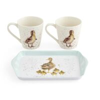 Pimpernel Wrendale Designs Mug & Tray Set - 'Lovely Mum' Duck