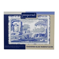 Blue Italian by Pimpernel - Glass Worktop Saver