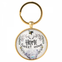 Tatty Teddy Me To You Be Wild and Wonderful - Home Sweet Home Keyring