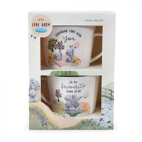 Tatty Teddy Me To You Double Mug Set - Spending time with you