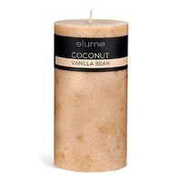 Elume Signature Pillar Candle - Coconut Vanilla Bean