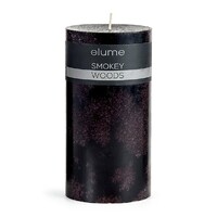 Elume Signature Pillar Candle - Smokey Woods
