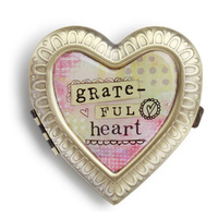 Demdaco Kelly Rae Roberts Compact Mirror - Grateful Heart