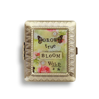 Demdaco Kelly Rae Roberts Compact Mirror - Grow True Bloom Wild