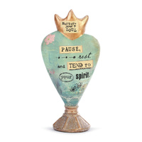 Demdaco Kelly Rae Roberts Heart Sculpture - Nurture Your Soul