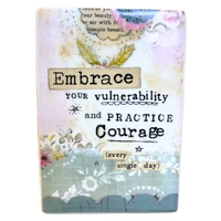 Kelly Rae Roberts Wall Plaque - Embrace Courage