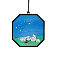 Winnie The Pooh Gifting - Suncatcher - Pause
