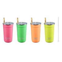 Frank Green Reusable Party Cups - 475ml Neon Mixed (Set of 4)