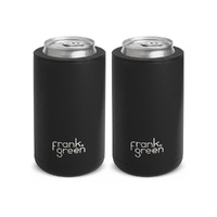 Frank Green 3-in-1 Insulated Drink Holder Duo Pack - 425ml Midnight